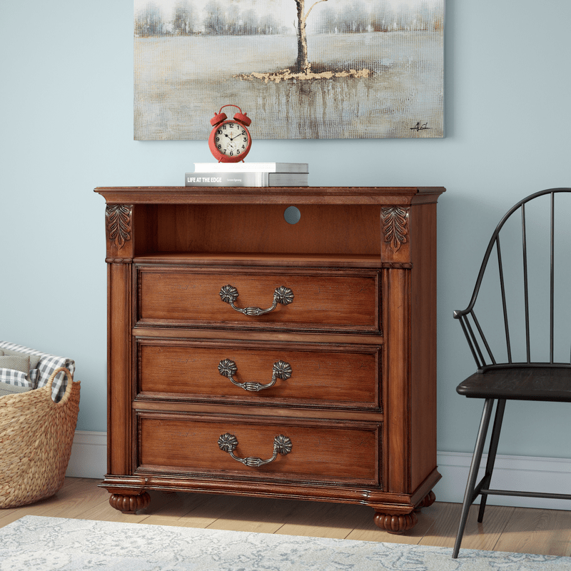 Leigh 3 Drawer 38" W Media Chest