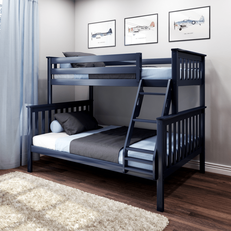 Bolles Twin Over Full Solid Wood Standard Bunk Bed by Harriet Bee