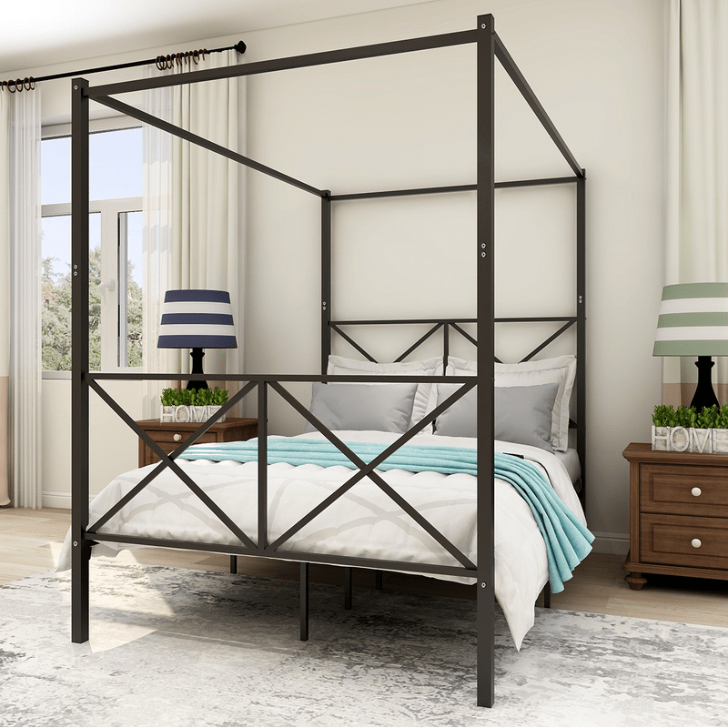Canopy Bed With Headboard