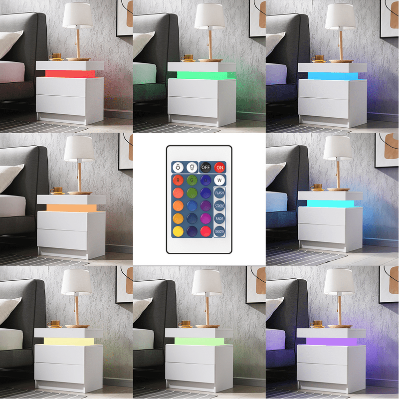 Heimdall 2 - Drawer Nightstand - Led Nightstand