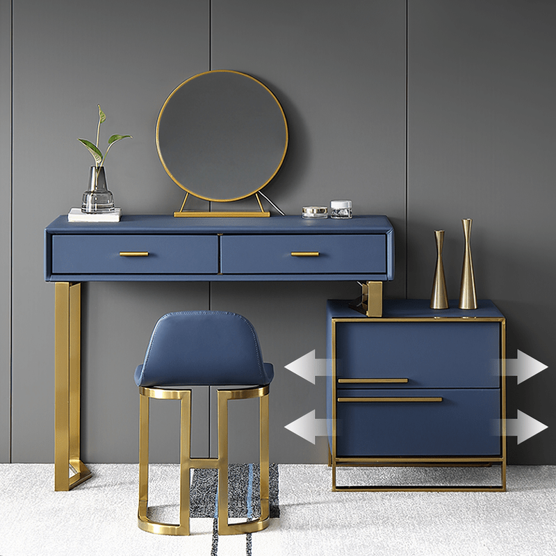 Andee Set Makeup Vanity Set With Mirror & Chair – BedroomFurnitureDesign