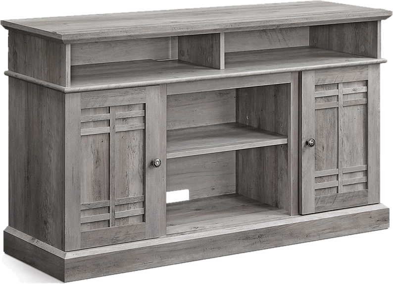 Modern Farmhouse Wood TV Stand & Media Entertainment Center Console - Up To 50" TV