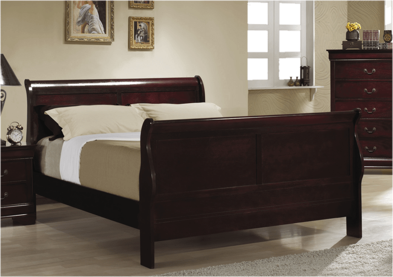 Fowey Queen Low Profile Sleigh Bed