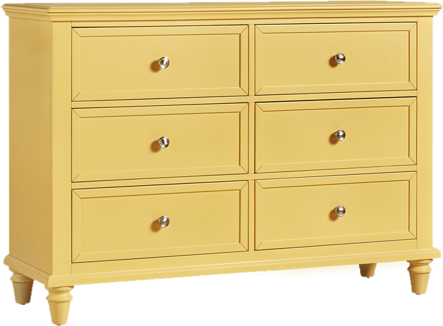 Rae 6 Drawer 54'' W Double Dresser