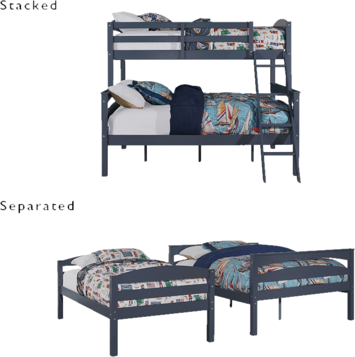 Everard Twin Over Full Solid Wood Standard Bunk Bed by Isabelle & Max™