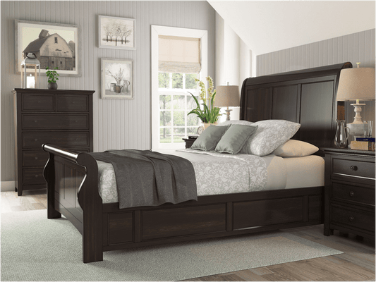 Riya Low Profile Sleigh Bed