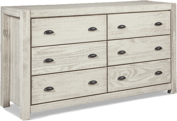 Montauk 6 Drawer 59.5'' W Solid Wood