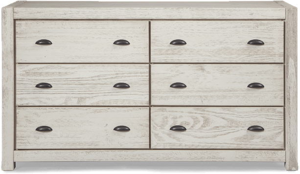 Montauk 6 Drawer 59.5'' W Solid Wood