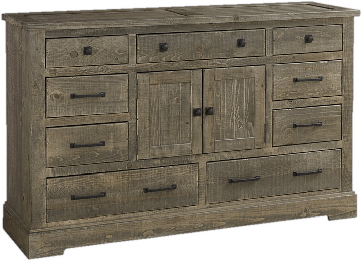 Newtowne 9 Drawer Combo Dresser with Mirror