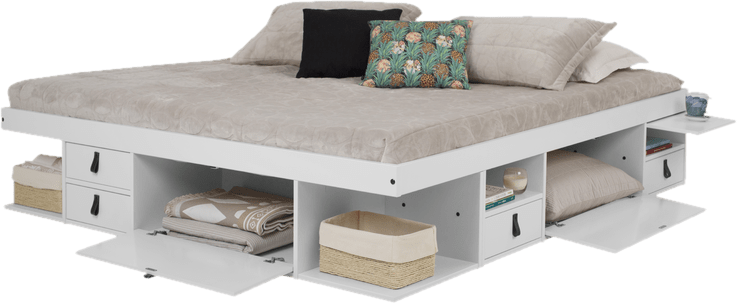 Pharr Low Profile Storage Platform Bed BedroomFurnitureDesign