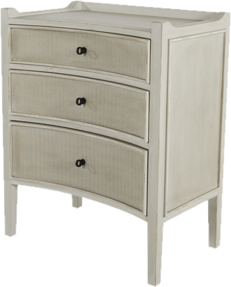 Janice Solid Wood 3 - Drawer Accent Chest