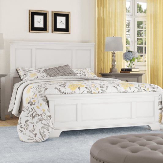 Effingham Solid Wood Low Profile Standard Bed