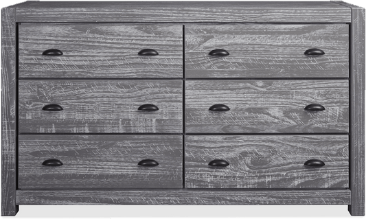 Montauk 6 Drawer 59.5'' W Solid Wood