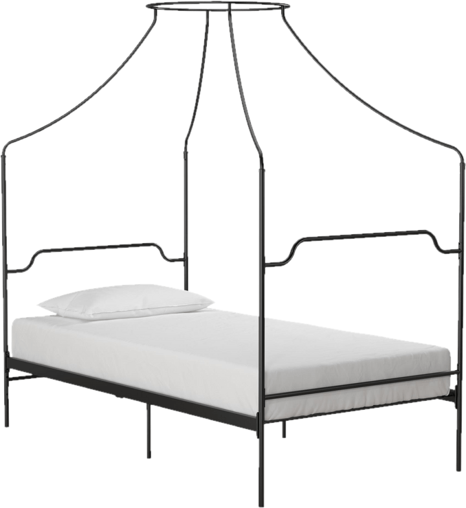 Camilla metal canopy bed novogratz deals